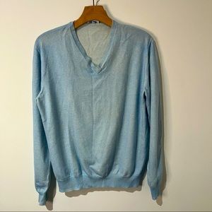Franck Namani Cashmere Pullover V-neck Sweater